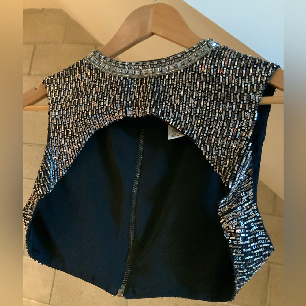 Haute hippie  beaded bolero sz m